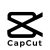capcut logo with teks
